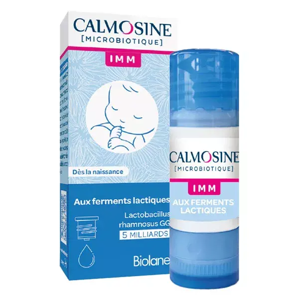 Calmosine Microbiotique IMM Défenses Naturelles Bébé Compte-Gouttes 9ml