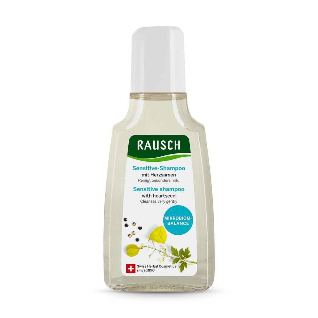 RAUSCH Sensitive-Shampoo<br>40 ml, Flasche, mit Herzsamen