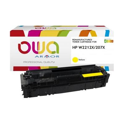 Cartouche laser compatible HP 207X - jaune - Owa