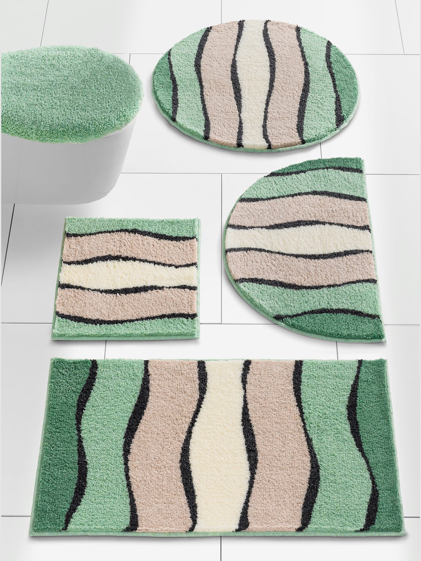 Tapis de bain acrylique facile d'entretien