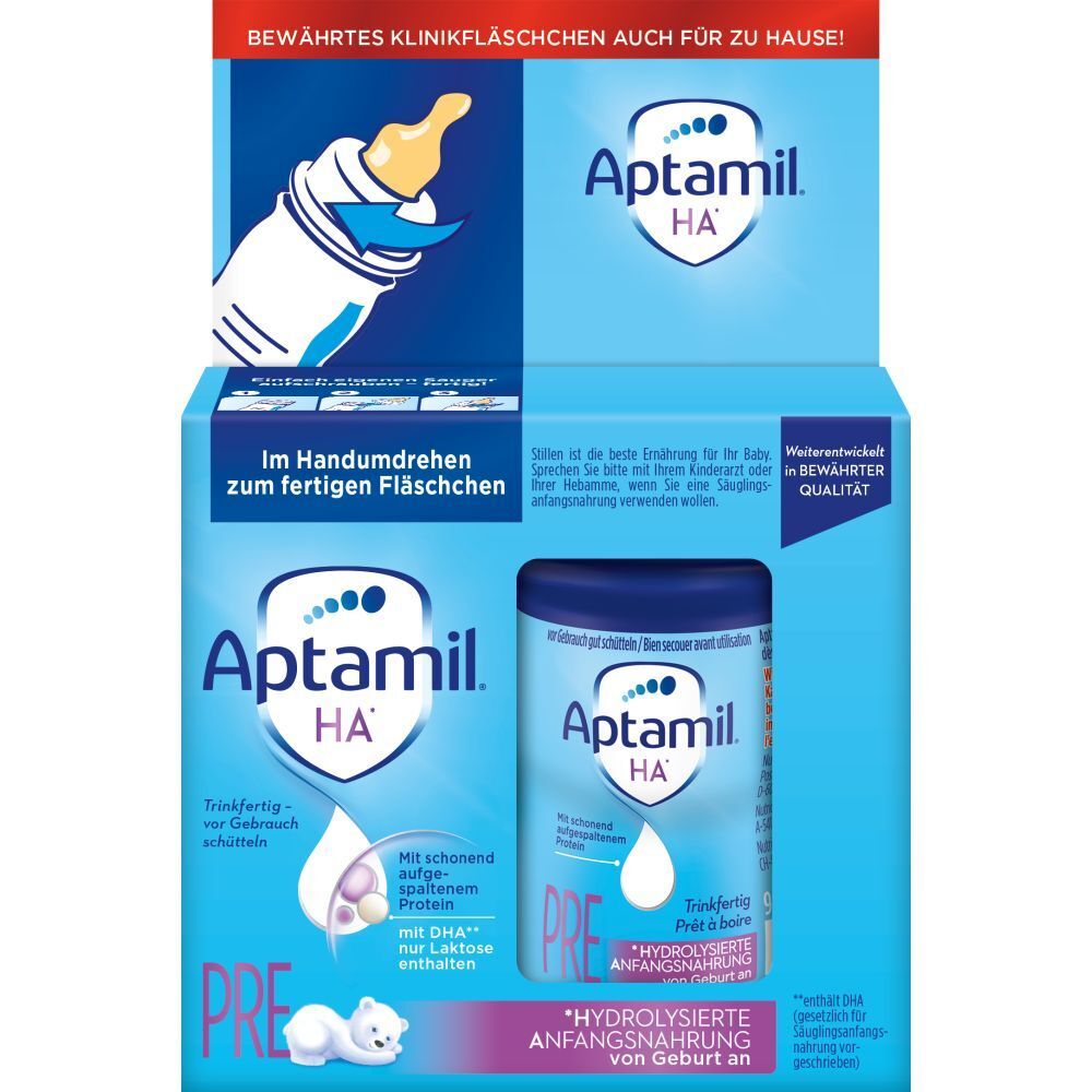 Aptamil HA Pre Anfangsmilch von Geburt an, trinkfertig