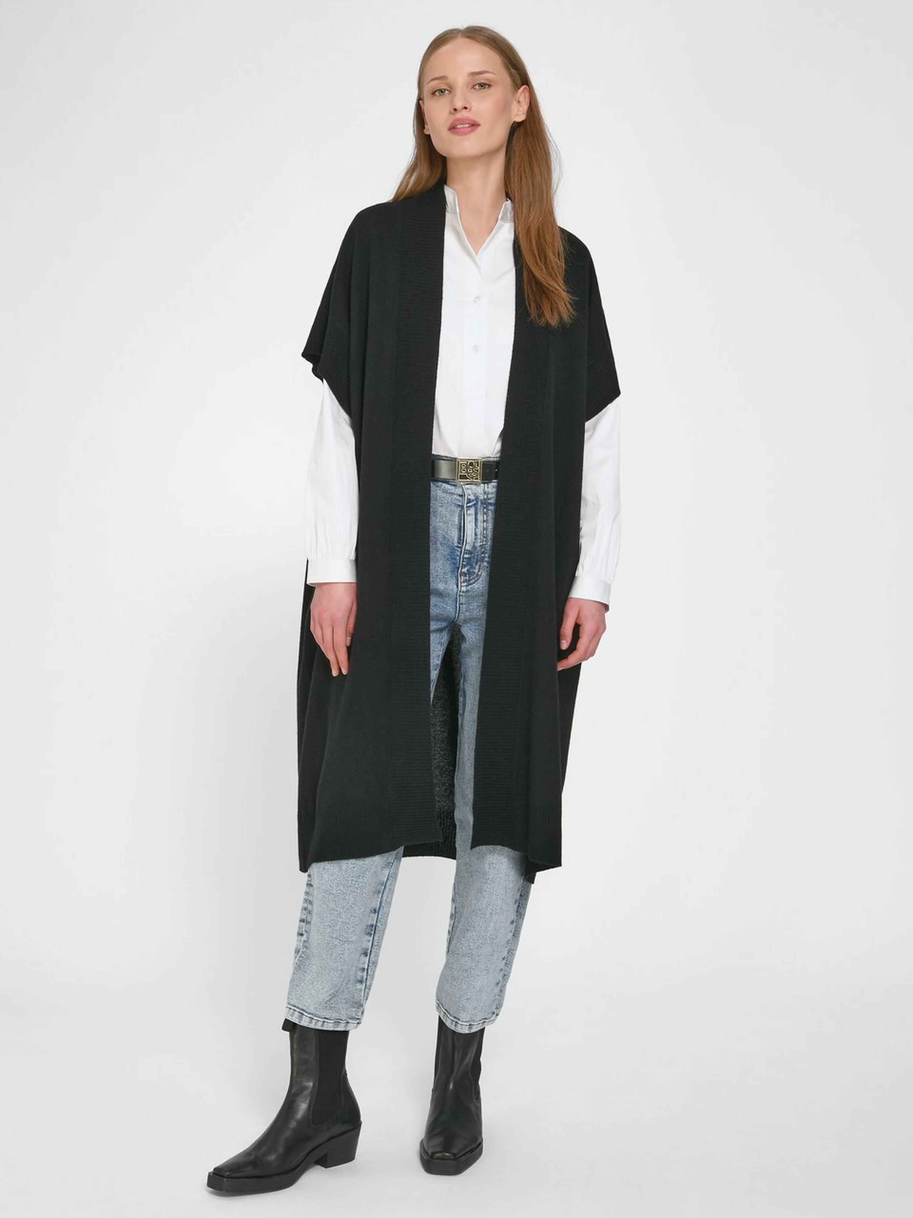 Long-Strickweste