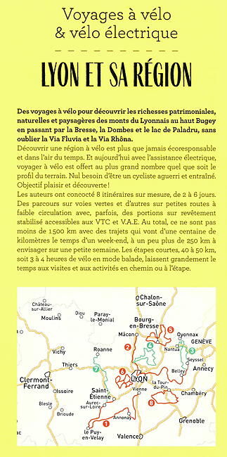 GLENAT - LYON ET SA REGION VOYAGES A VELO