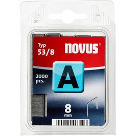 Agrafes pour cloueur 53/8 novus boite de 2000