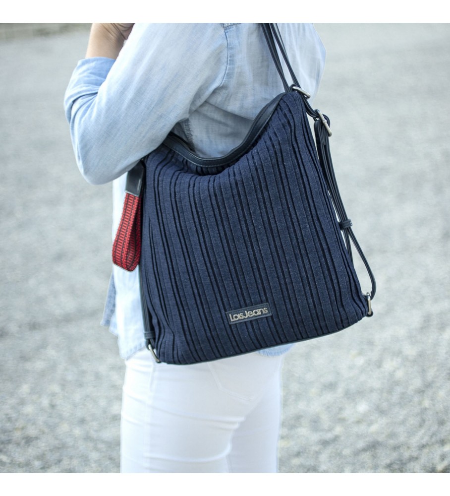 Lois Bolso Bandolera 313271 marino -28x32x5,5cm-
