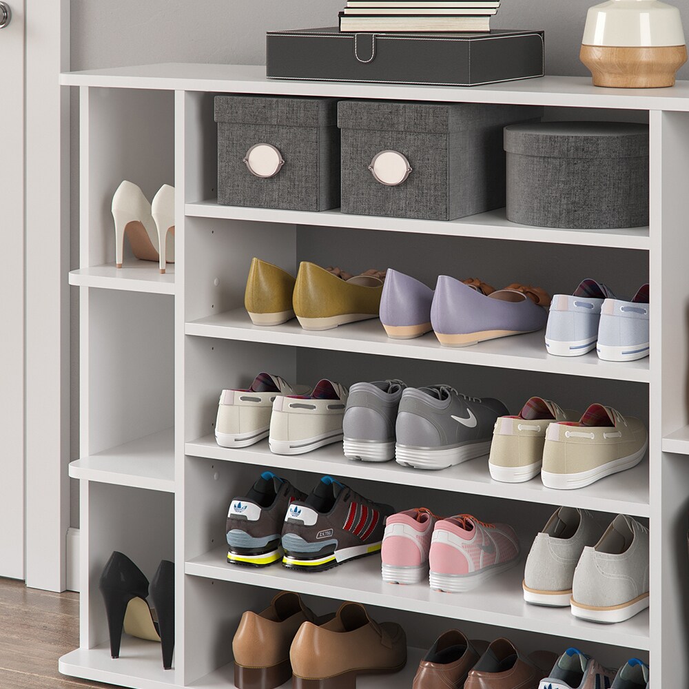 Vicco Schuhschrank Levin weiß Schuhkommode Schuhregal Stiefelfach Schuhablage