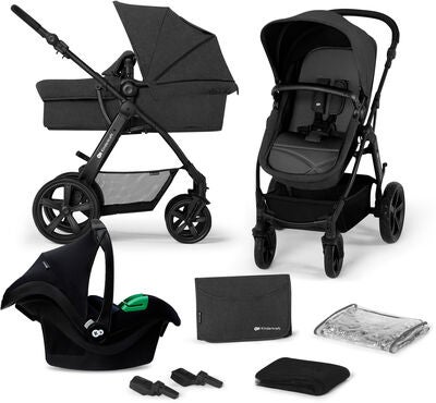 Kinderkraft MOOV CT 3-in-1 Mink Pro Duovogn, Black