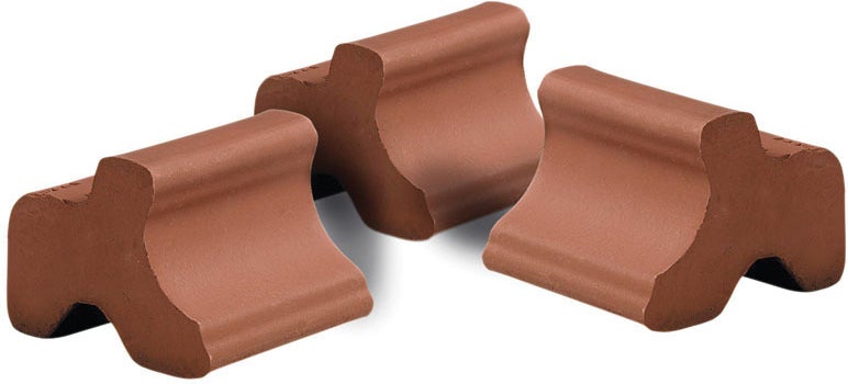 Mega Collections potsteun Antico 3 stuks terracotta 8 x 4 x 4 cm