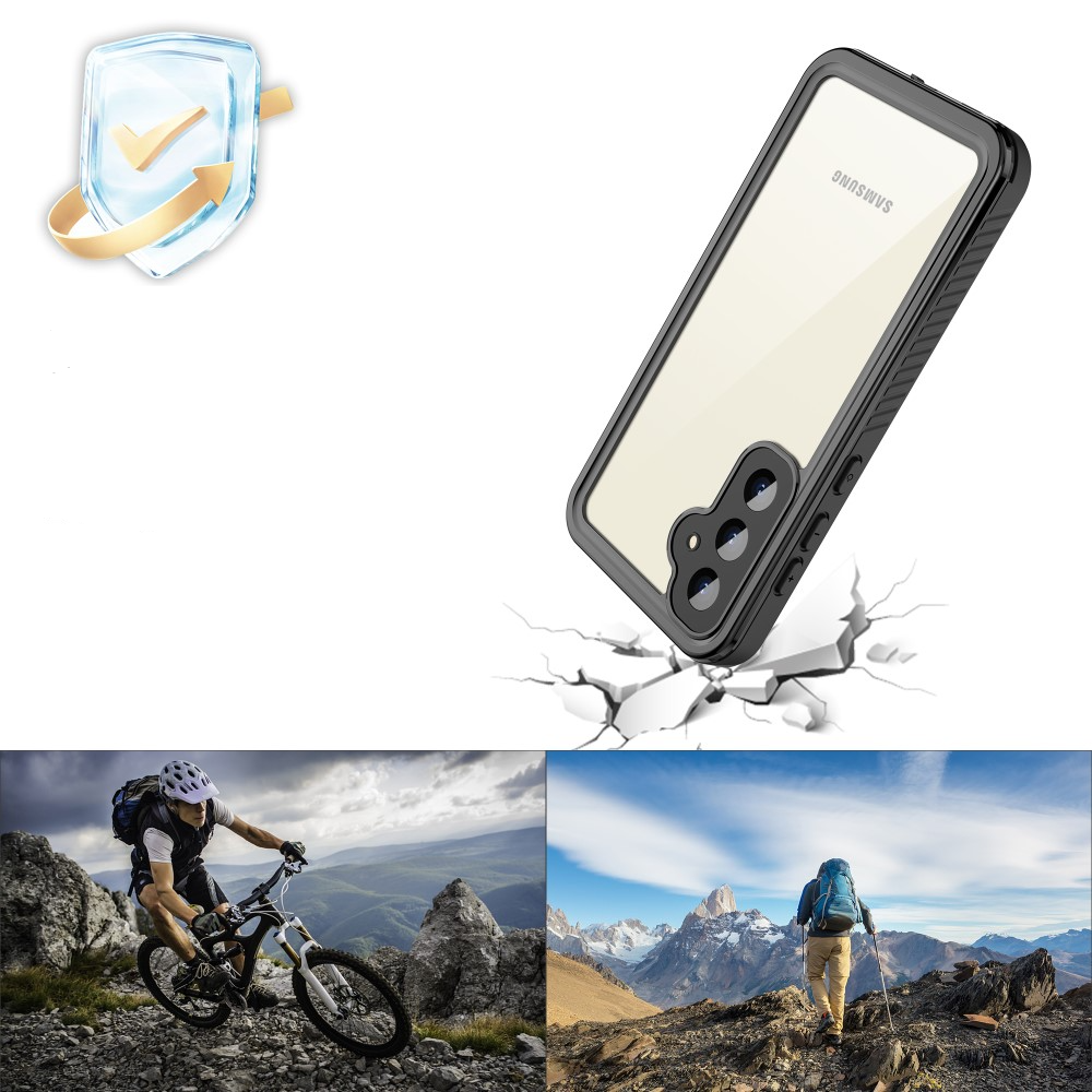 Samsung Galaxy S23 FE Wasserfeste Outdoor Schutz Hülle (IP68) - Schwarz