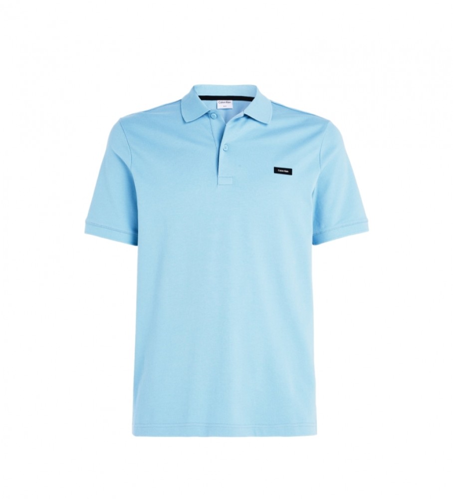 Calvin Klein Polo Slim de Piqu azul
