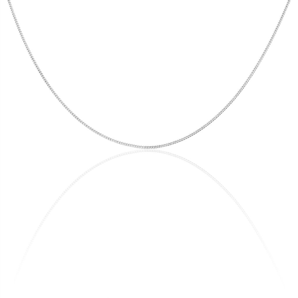 Chaîne Imad Maille Gourmette Or Blanc