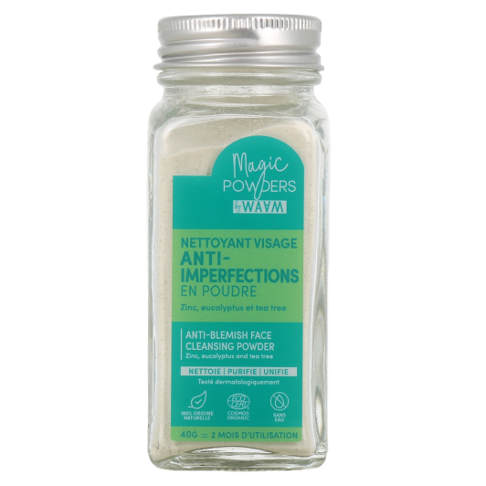 Waam Magic Powders nettoyant anti imperfections - Peau mixte à grasse