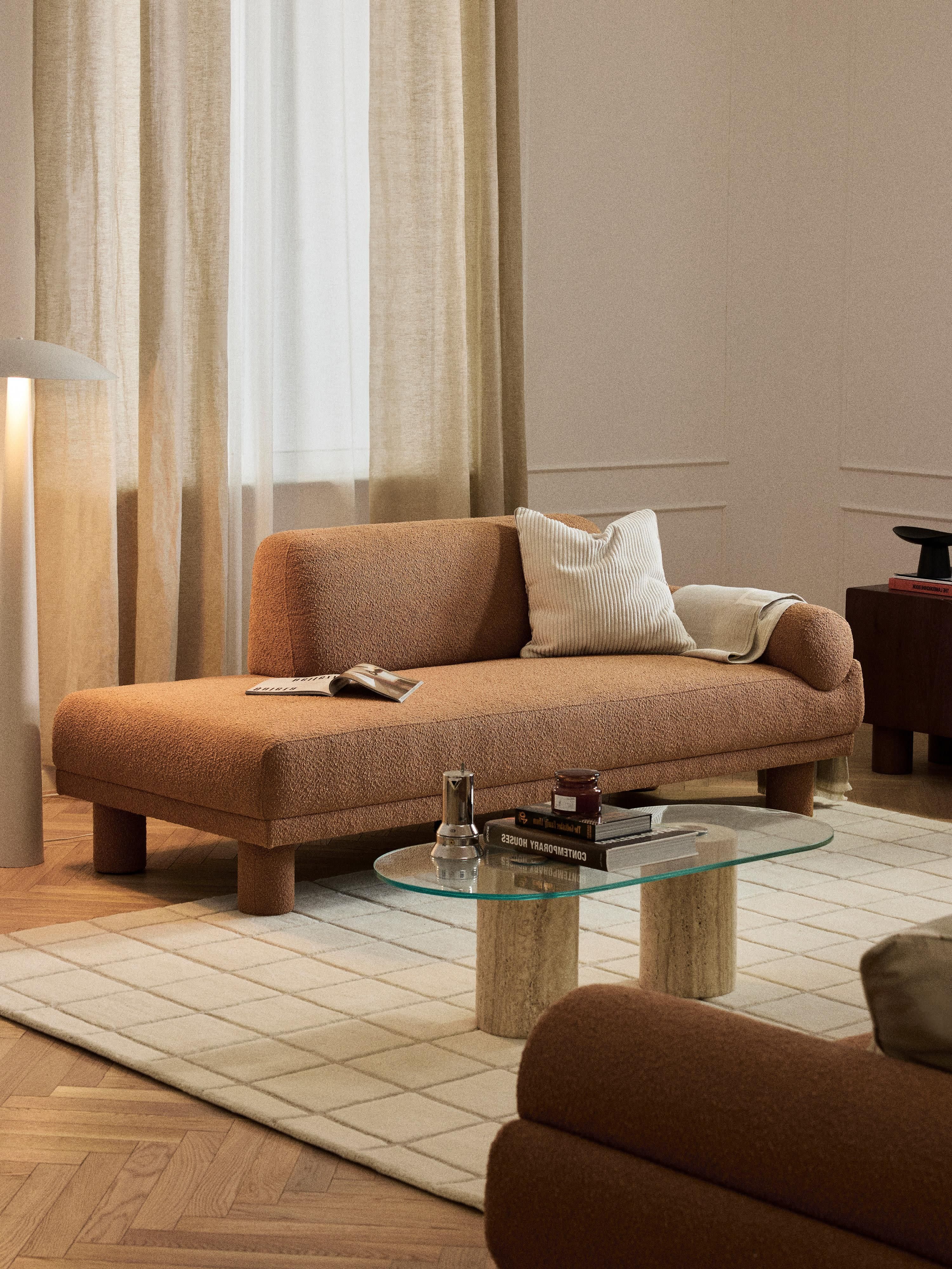 Bouclé chaise longue Lilo