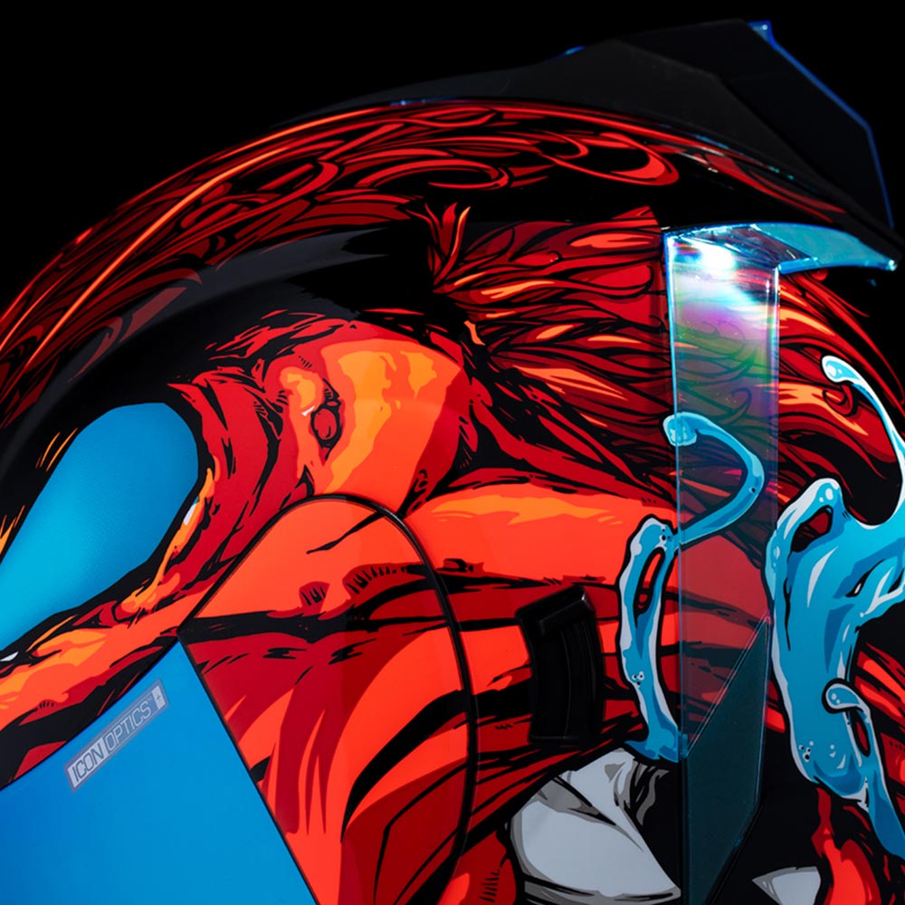 Icon - Casque Airform MIPS® Manik'RR™ Rouge / Bleu