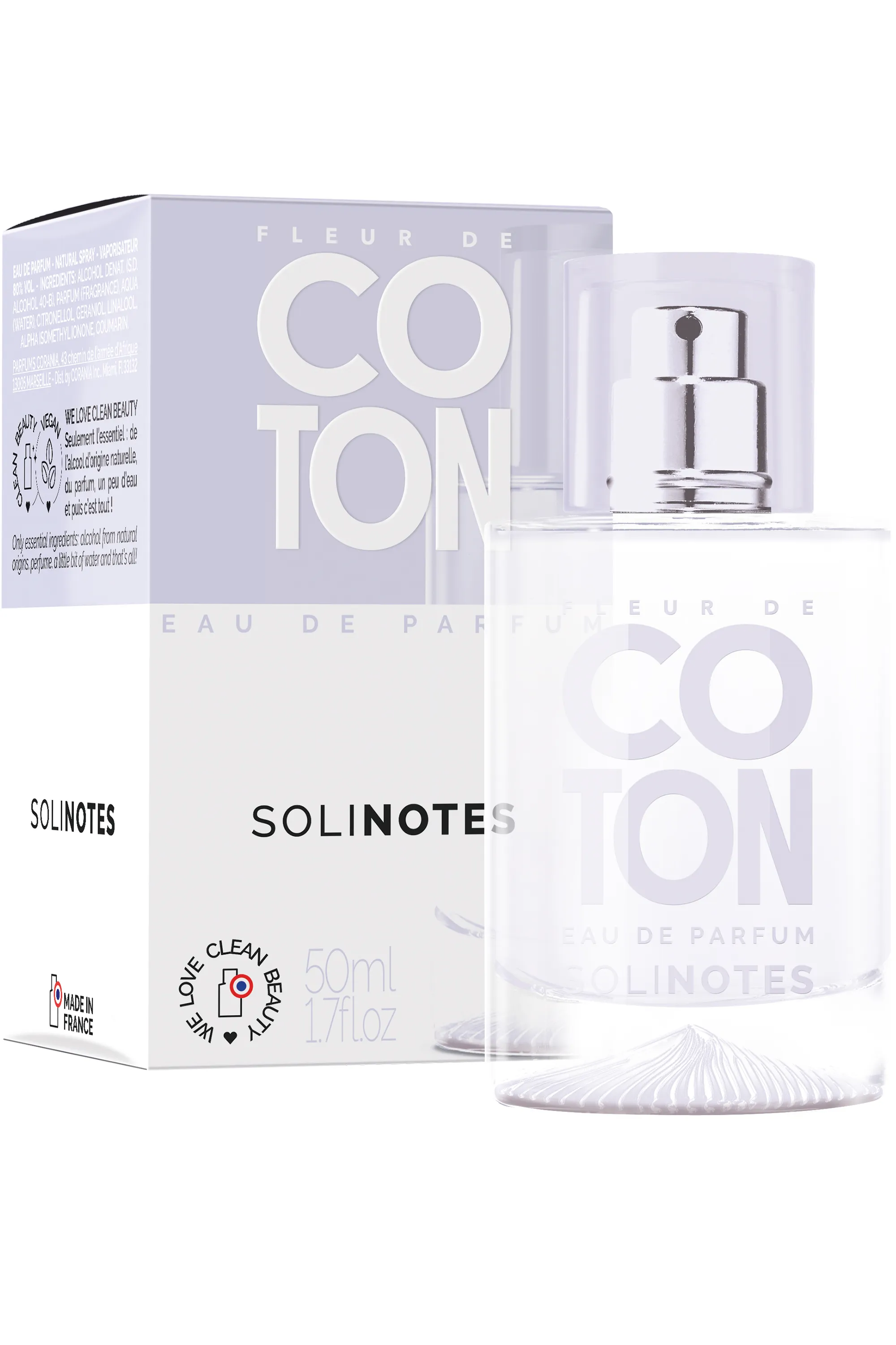 Solinotes Fleur de Coton Eau de Parfum-50 ml