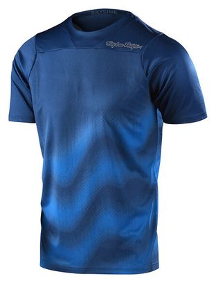 Maillot Manches Courtes Troy Lee Designs SkylineS kyline Wave Bleu