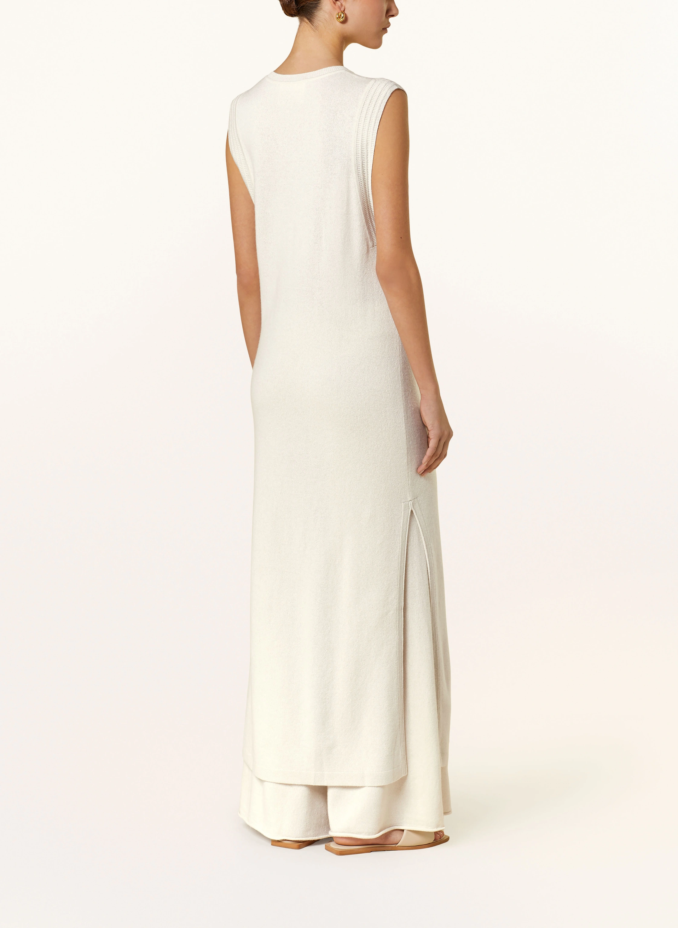 LISA YANG Strickkleid aus Cashmere mit Glitzergarn