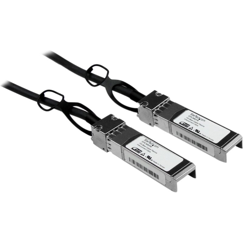 StarTech.com Câble réseau passif SFP+ 10 GbE à connexion directe twinax en cuivre de 1 m compatible Cisco SFP-H10GB-CU1M