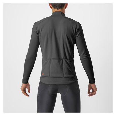 Maillot Manches Longues Castelli Unlimited Trail Gris Foncé/Clair