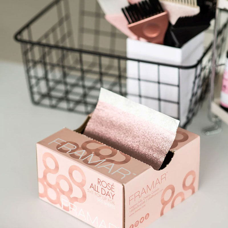 Aluminium gaufré en rouleau Foil Roll Medium Embossed rosé all day