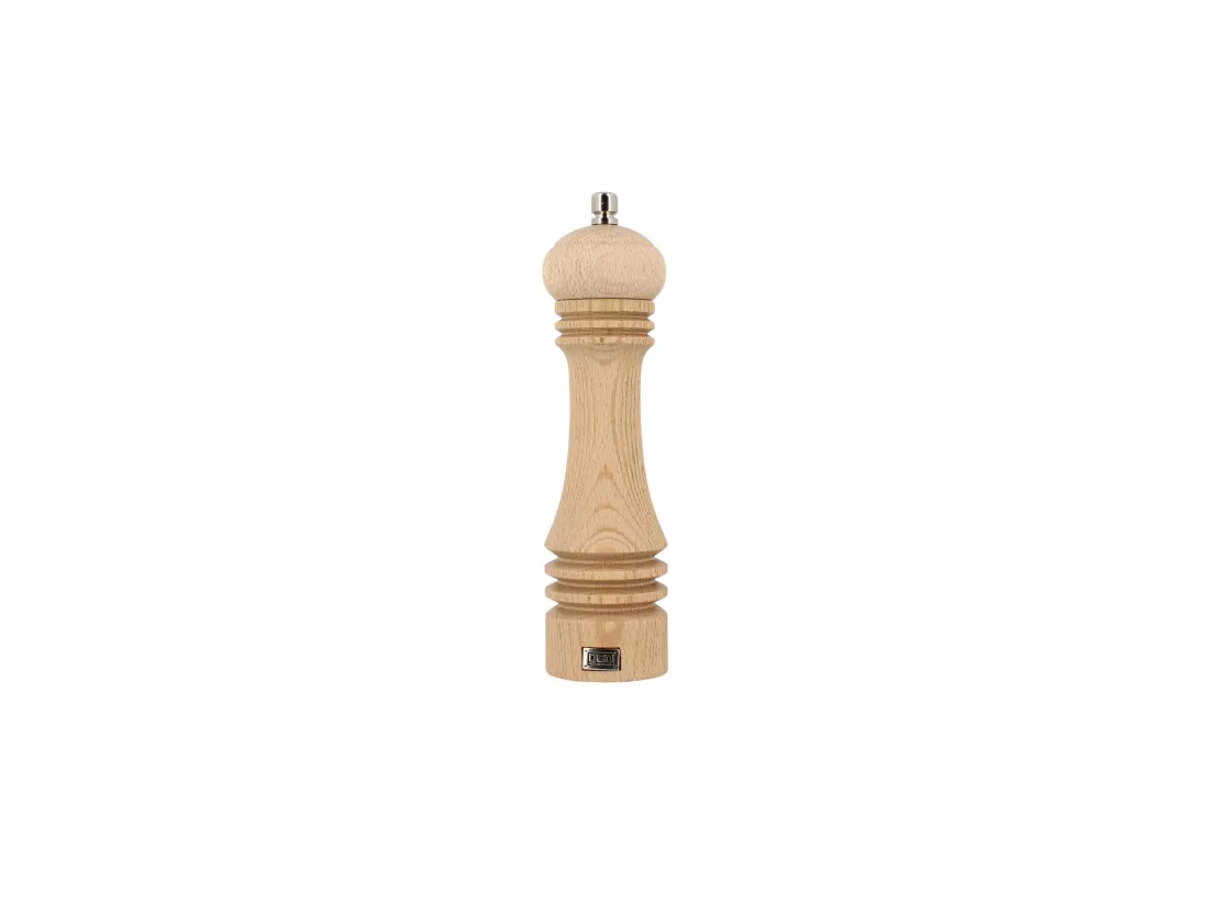 Ogo Living - Moulin A Sel Recycle 23cm En Bois De Hetre Naturel