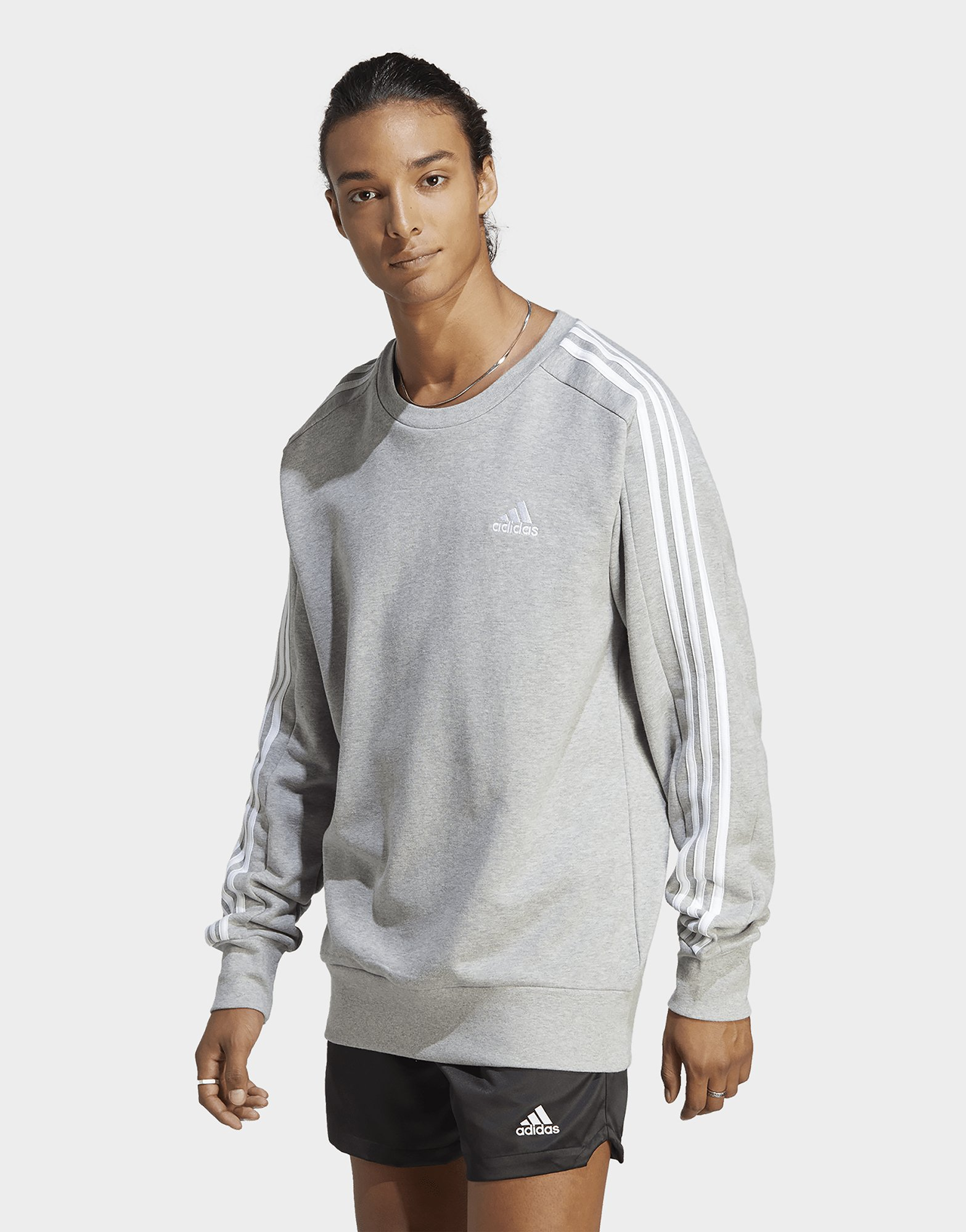 adidas Sweat-shirt à 3 bandes en molleton Essentials