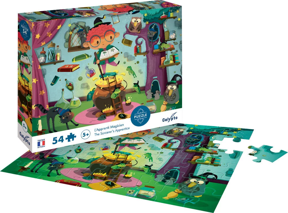 PUZZLE 54 PIECES - L'APPRENTI MAGICIEN
