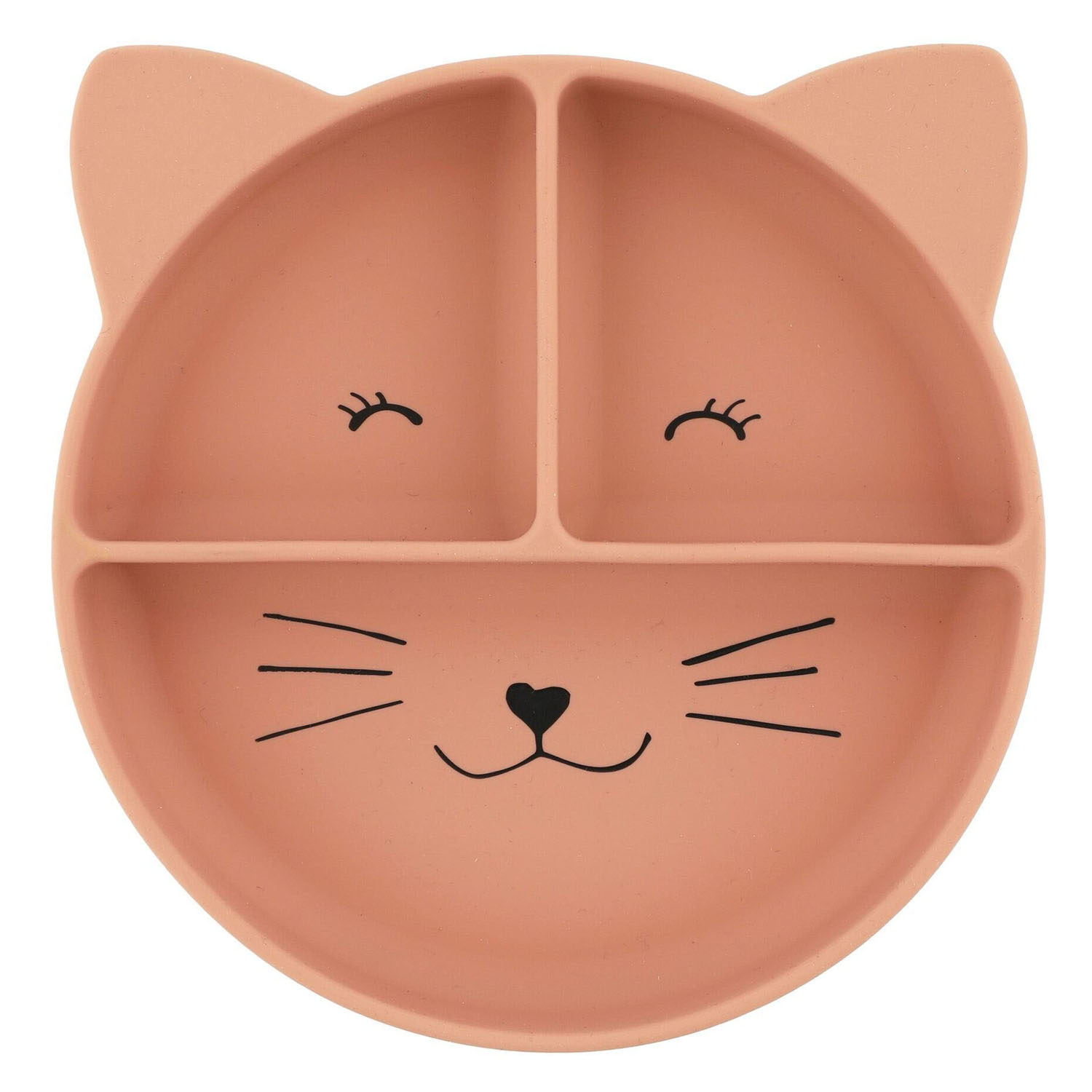 Trixie Siliconen Bord met Vakjes en Zuignap- Mrs. Cat
