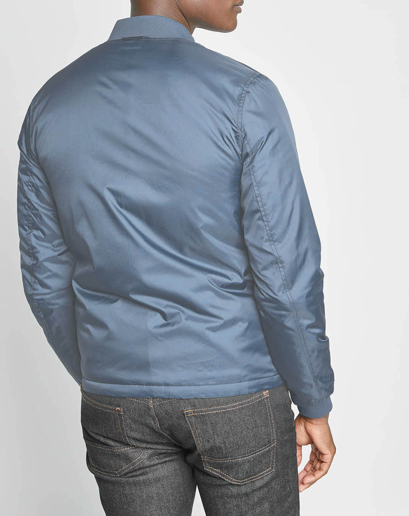 Galeries Lafayette Blouson Déperlant Larmerml Warmer bleu/gris