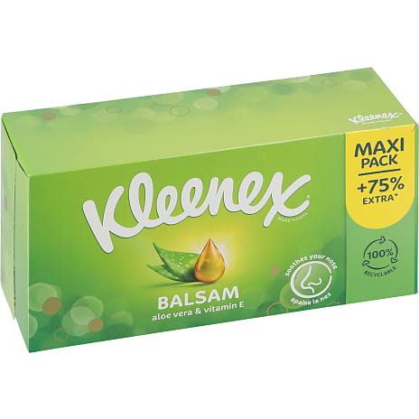 Lommetørklæder m. balsam i boks