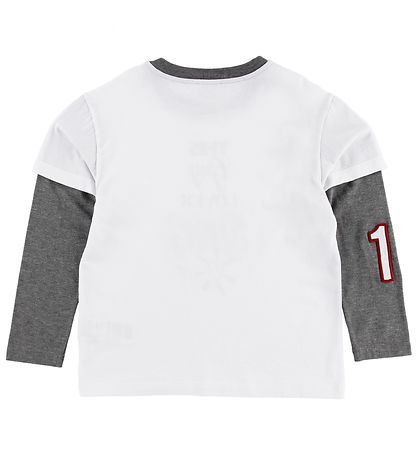Dolce & Gabbana Pullover - Millennials - Weiß/Grau m. Print/Patc