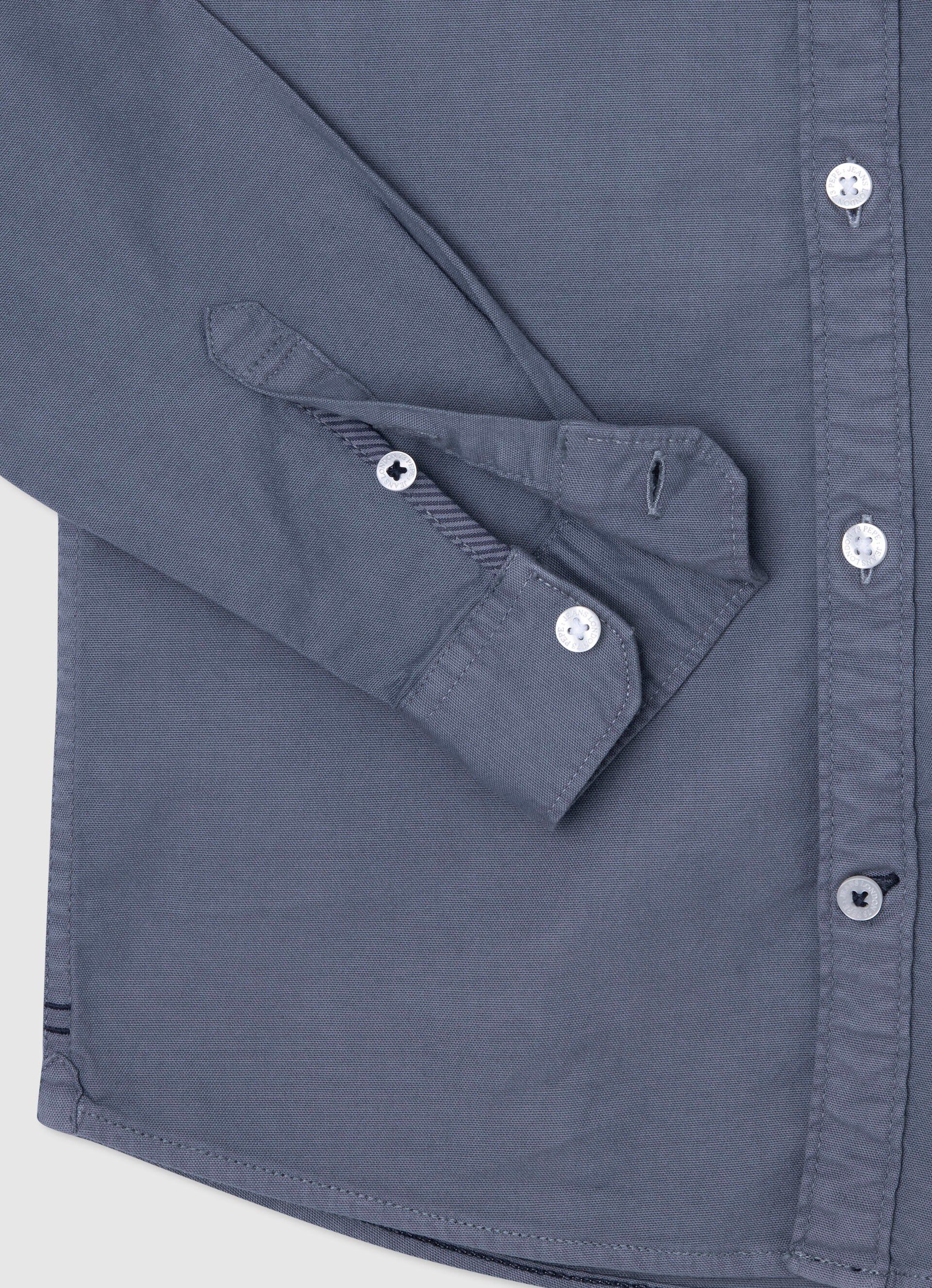 CAMISA REGULAR FIT MARSKE OXFORD - verde moldado