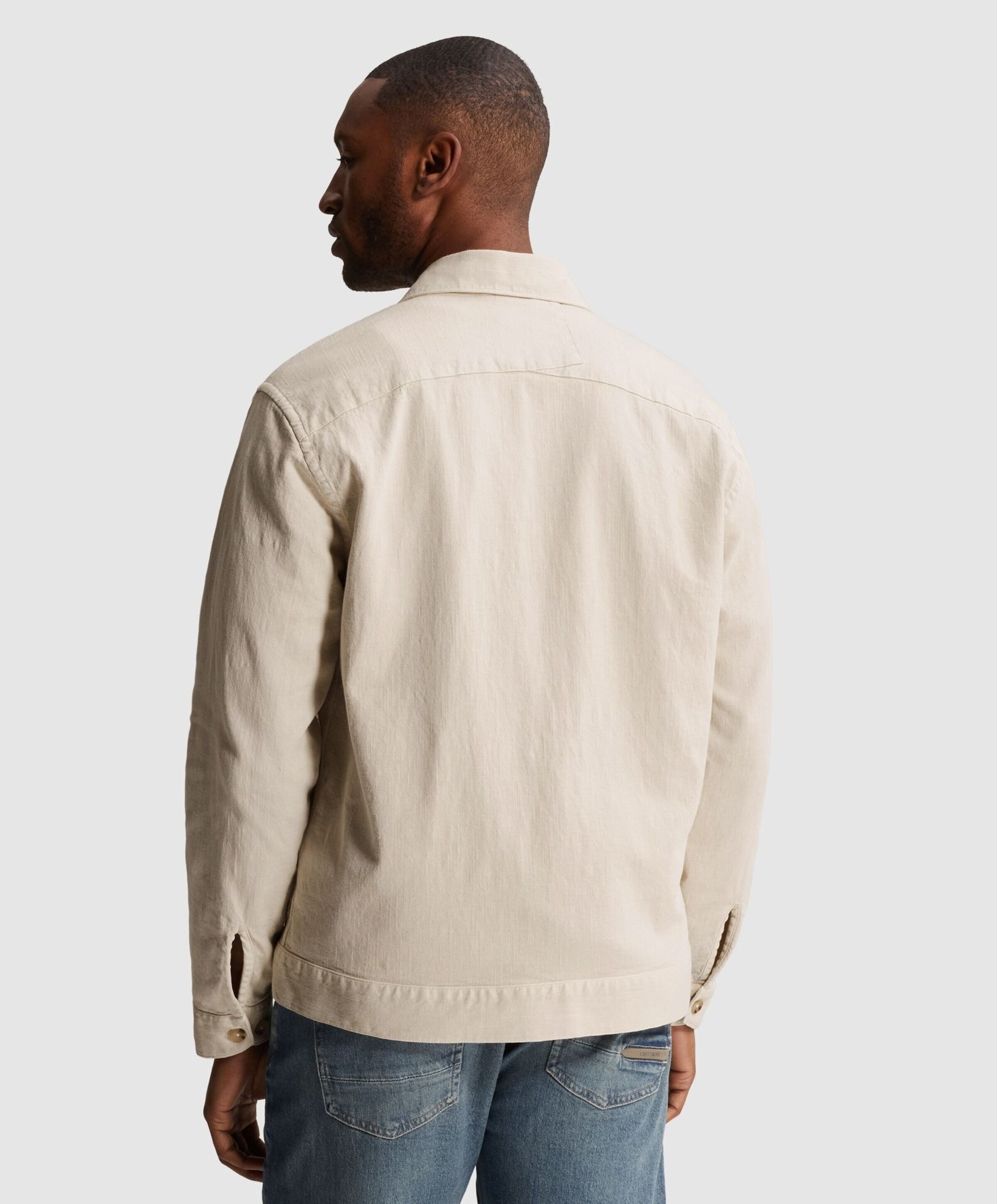 Cast Iron Heren overshirt beige