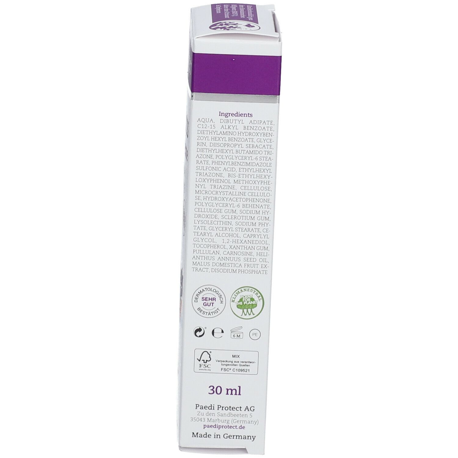 PAEDIPROTECT Gesichtssonnencreme