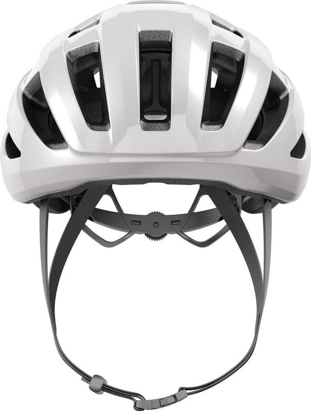 ABUS - PowerDome MIPS - Fietshelm - Wit Glanzend - Lichte Racefietshelm met Ventilatiesysteem