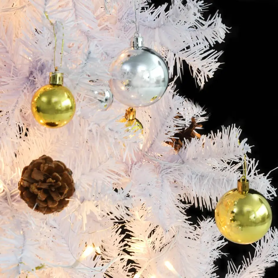 vidaXL - Kerstboom - Wit - 180 x 90 cm