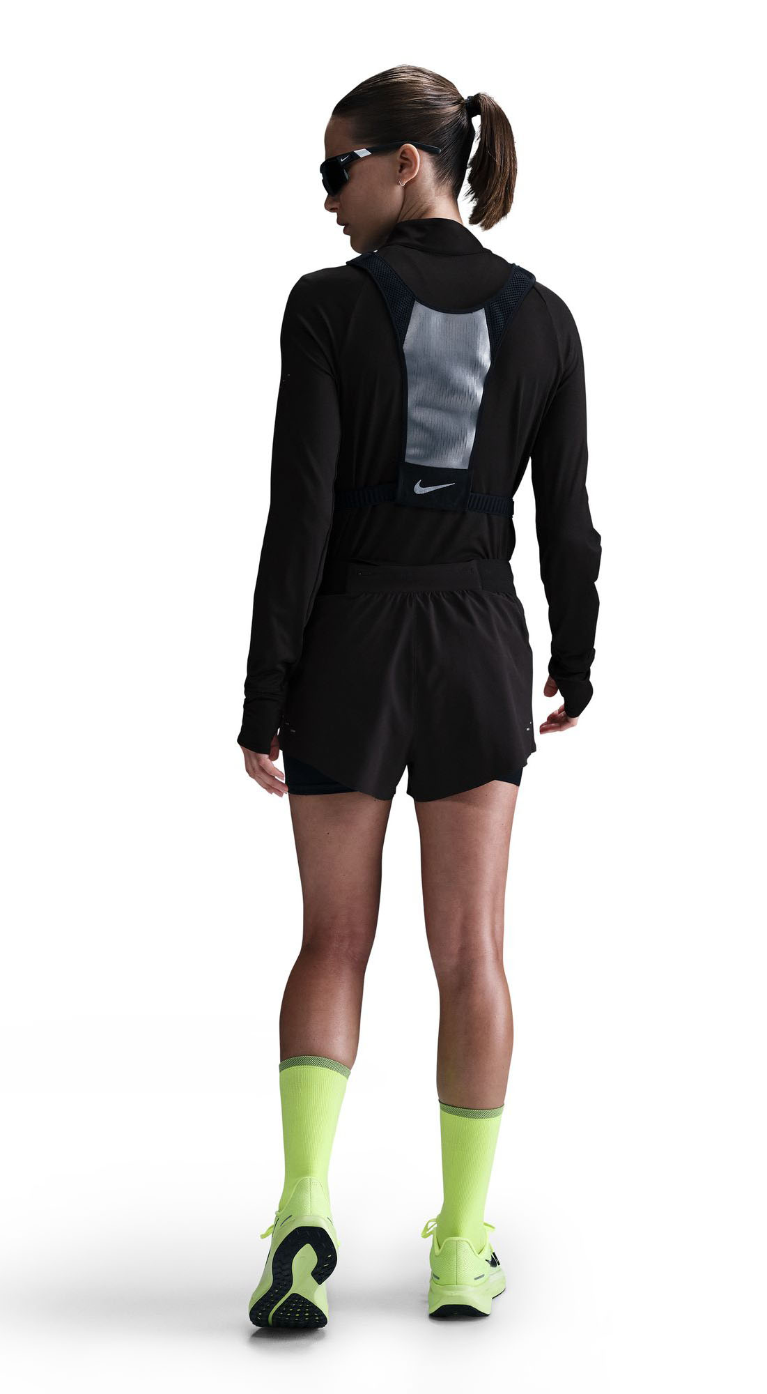 Swift Dri-FIT 2-i-1 Shorts Dame 010/Black/Reflective Silver