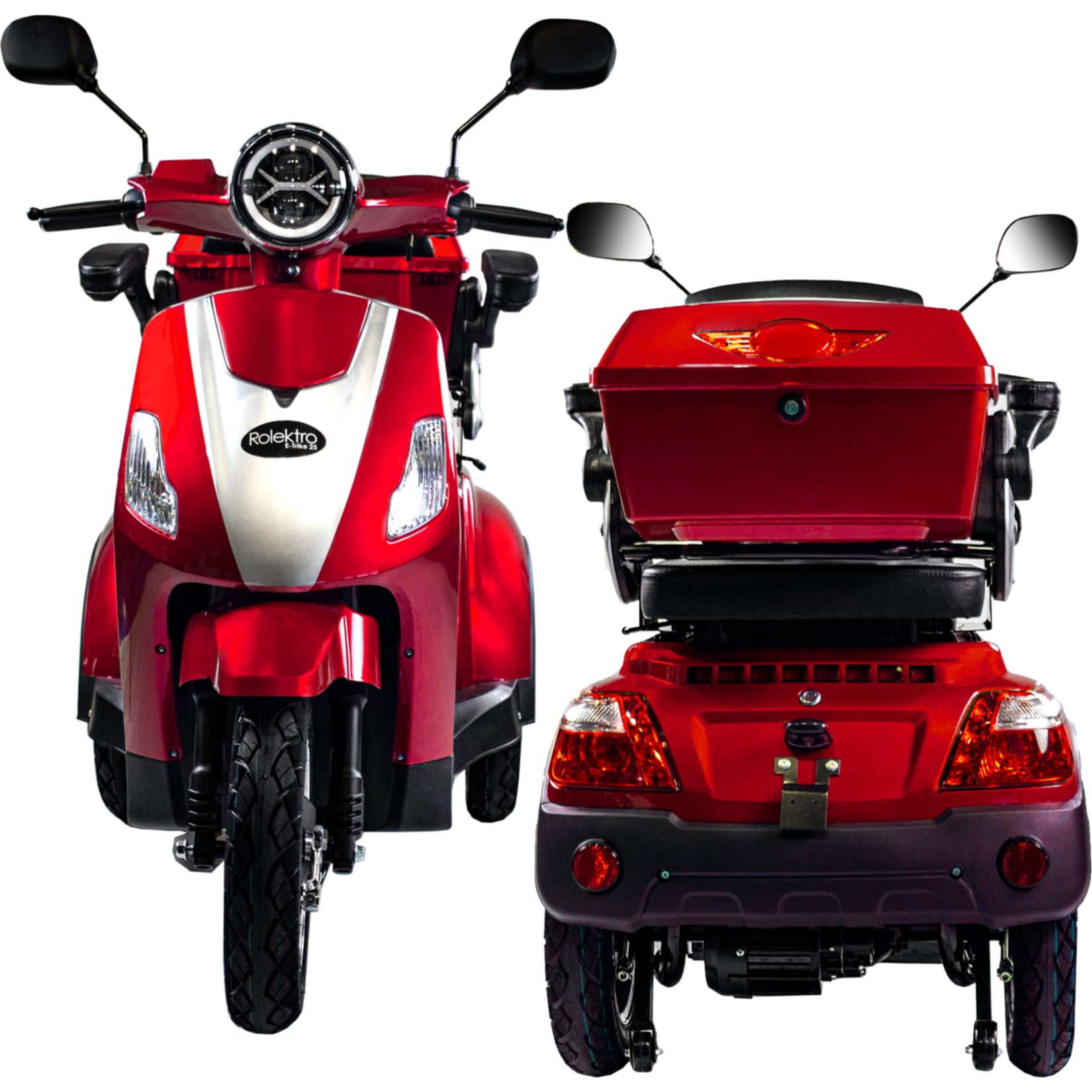 Rolektro E-Trike 25, V.3, Rot