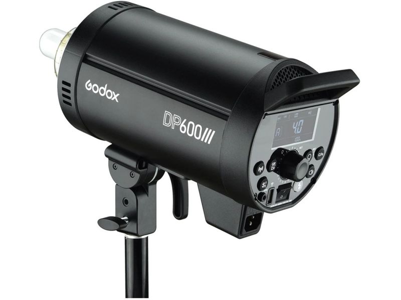 Godox Blitzgerät DP600III Studio Flash 600Ws Studioblitz mit 2.4GHz Wireless X-System und Einstelllicht