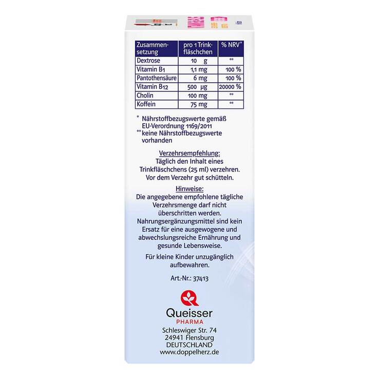 Doppelherz system Vitamin B12 Plus Trinkampullen, 10X25 ml