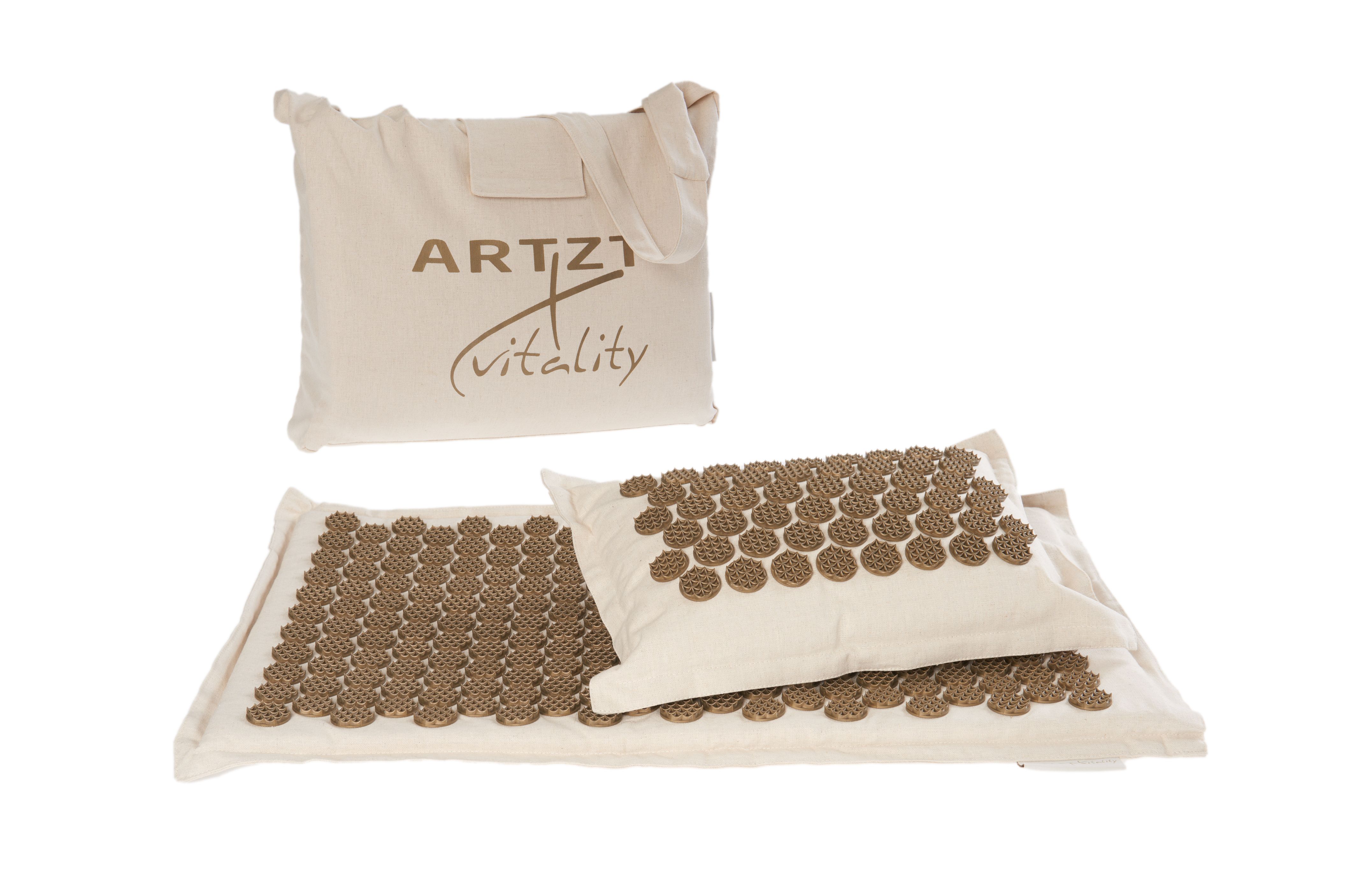 ARTZT vitality Akupressurmatte mit Kissen