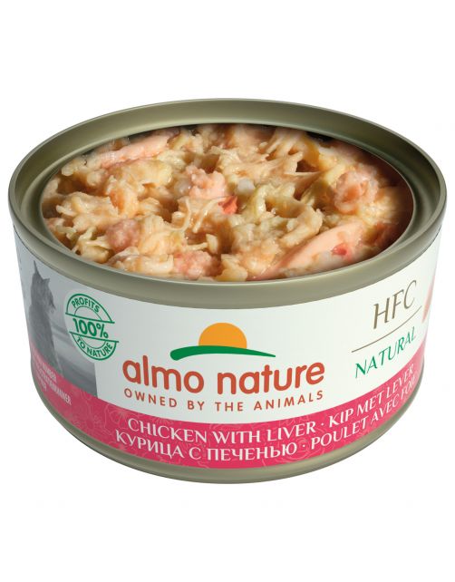 Almo Nature Hfc Cat Natural Blik 70 g - Kattenvoer