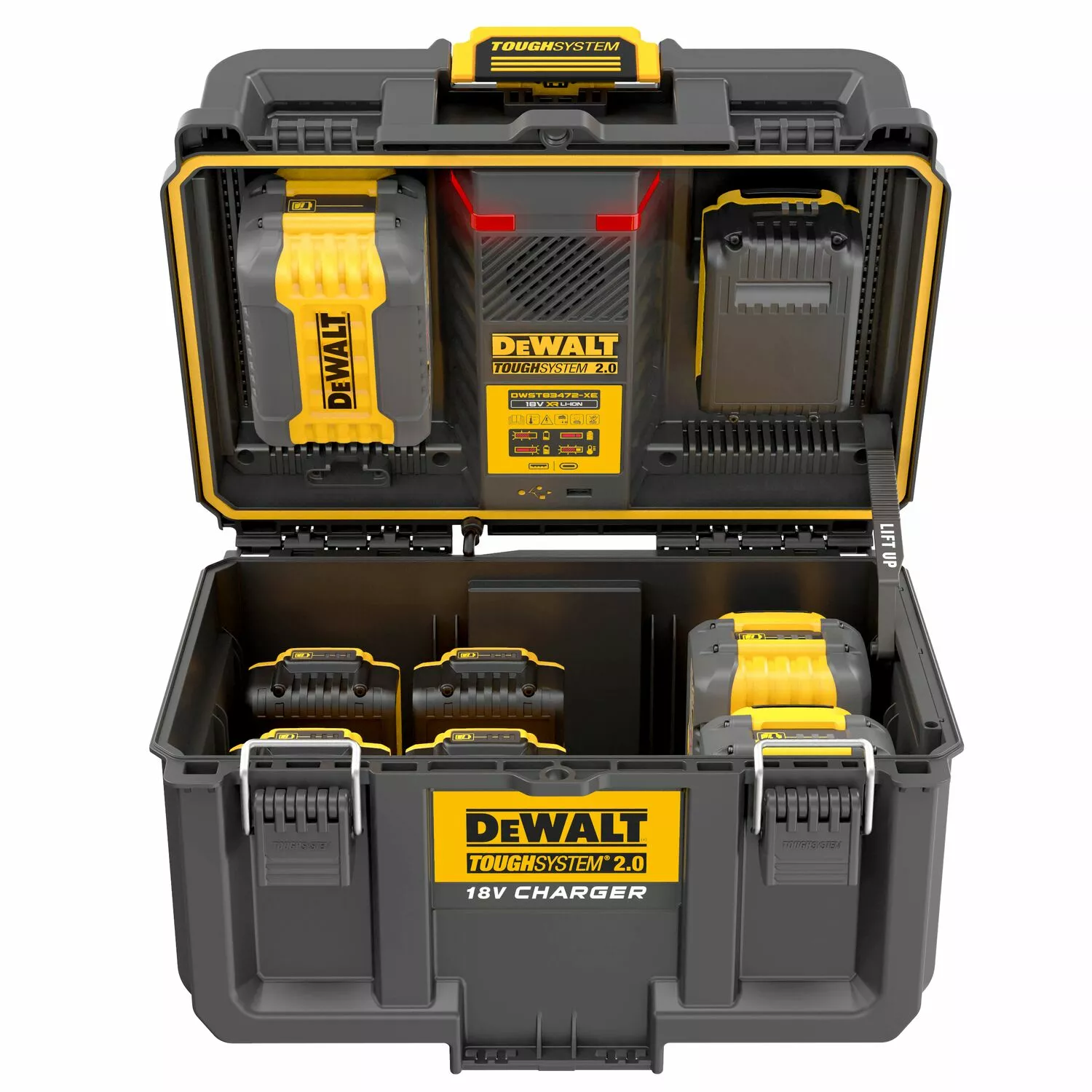 DeWALT DWST83471 ToughSystem 2.0 Koffer/Acculader