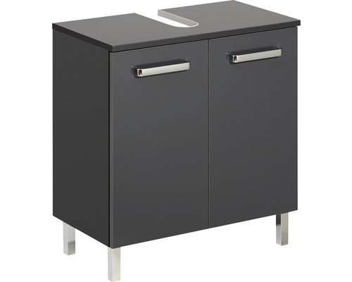 Pelipal Mainz 60 cm wastafelmeubel, antraciet, gedemonteerd