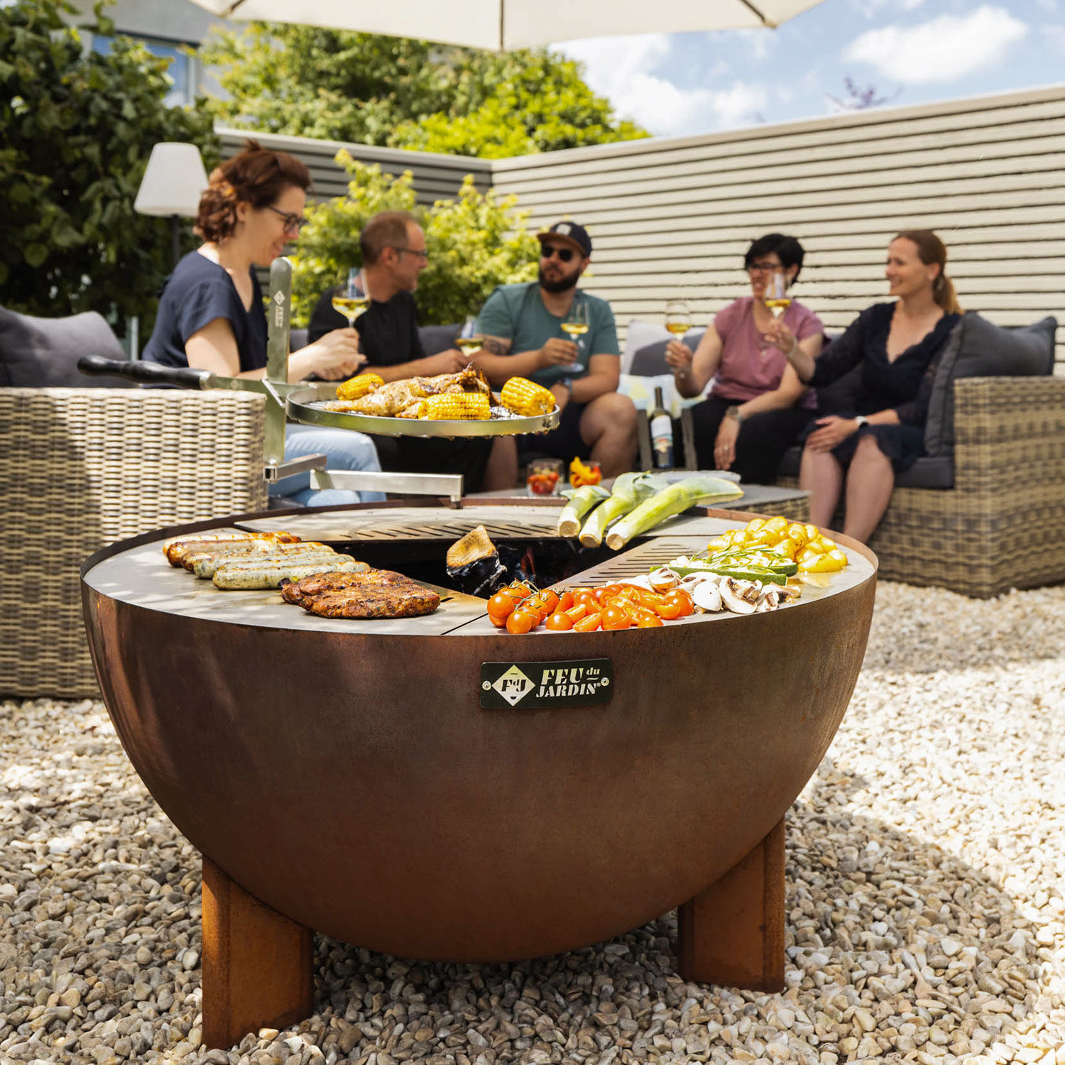 Feu du Jardin Gartenfeuer Tria