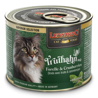 Leonardo Katzenfutter Adult Superior Truthahn 6x200g