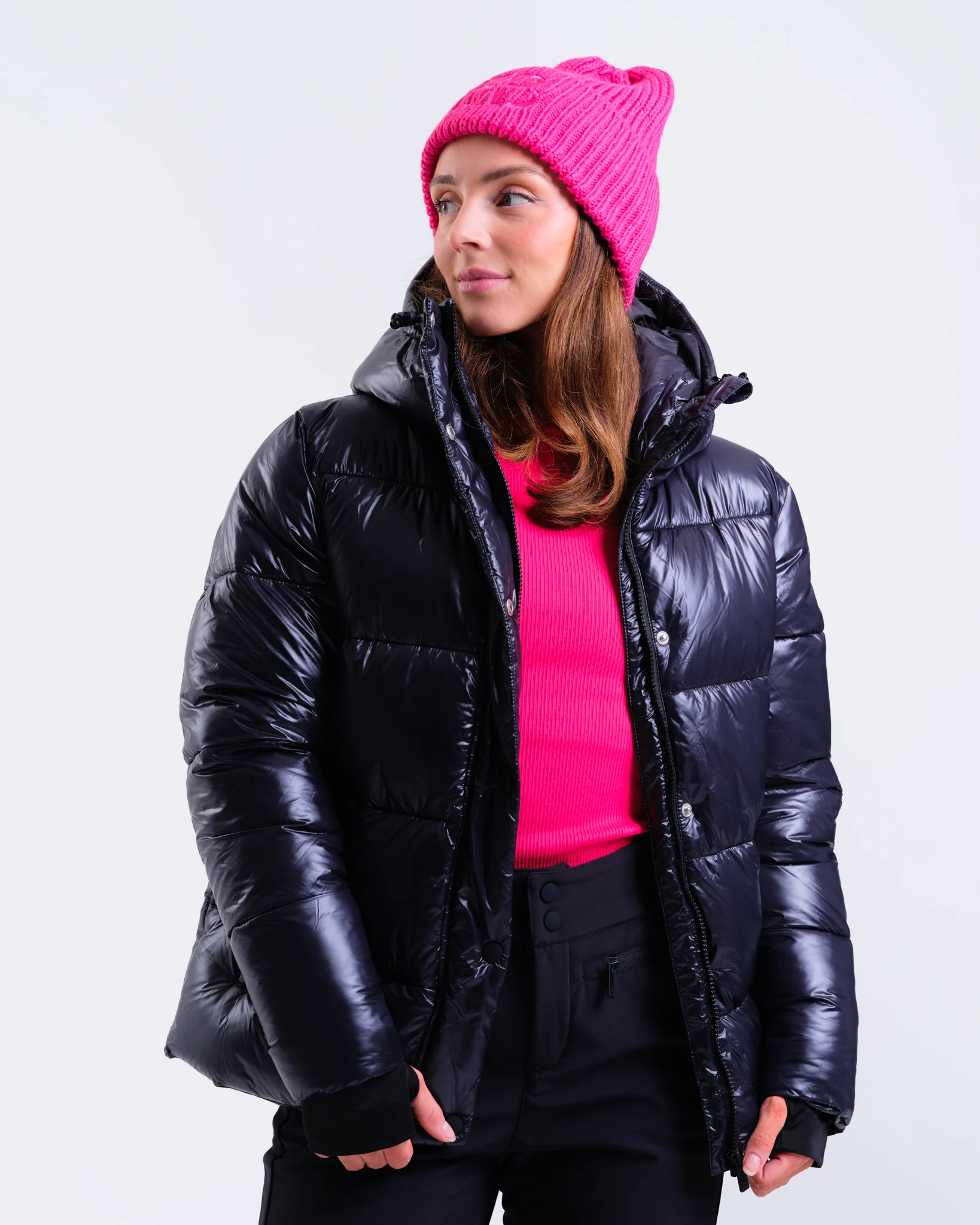 Bumpro Glow Oversized Puffer Jacket Black\Navy
