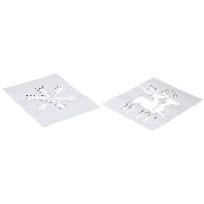 Schneespray - ca. 150 ml - inkl. Schablonen