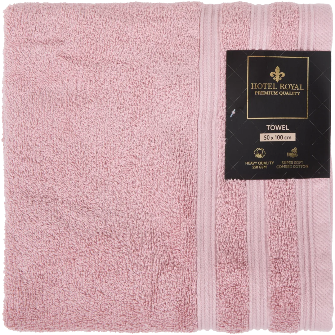 Hotel Royal handdoek Pink Mauve 50 x 100 cm