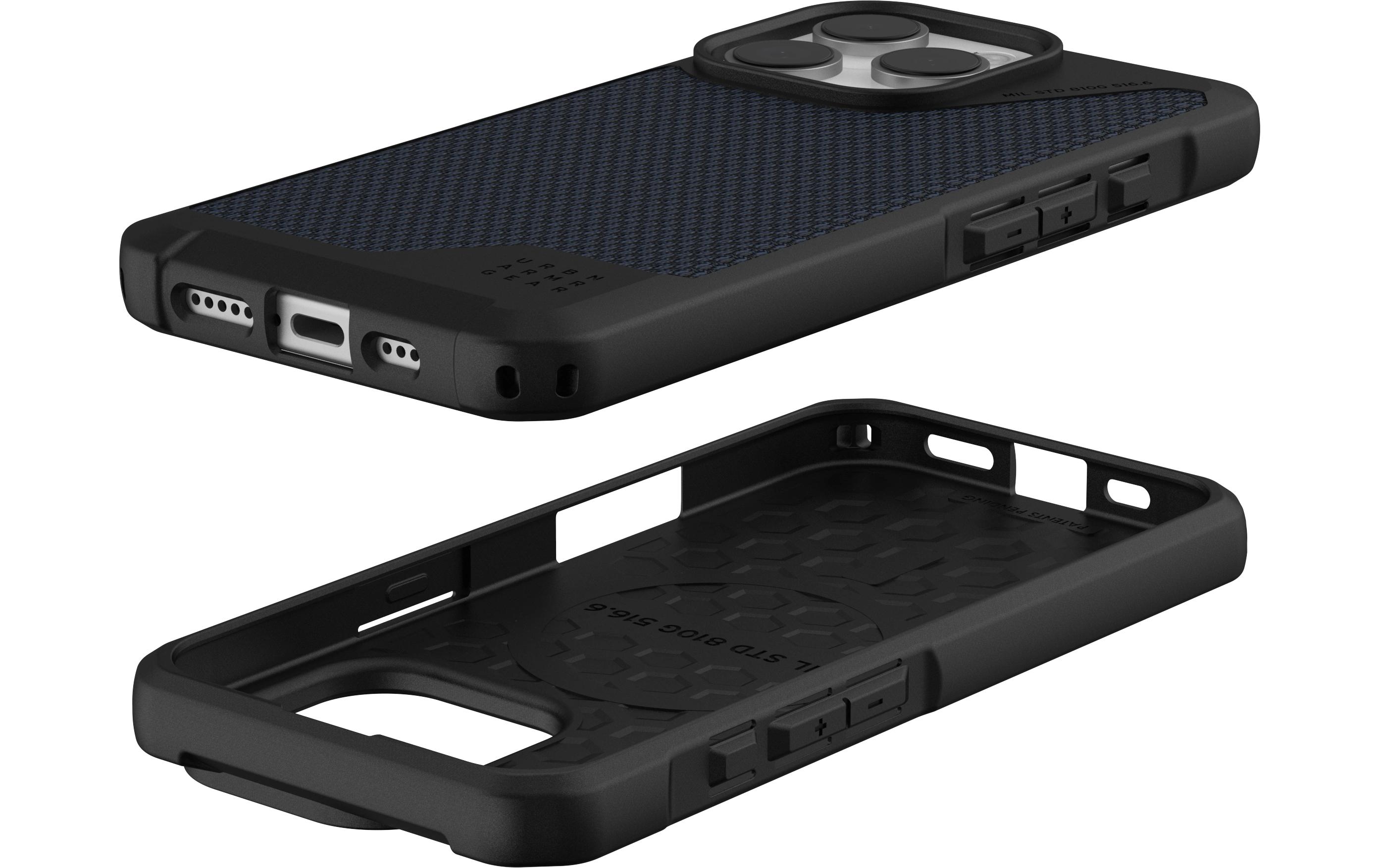 Back Cover Metropolis LT iPhone 16 Pro Kevlar MallardSchutzhülle für das Apple iPhone 16 Pro